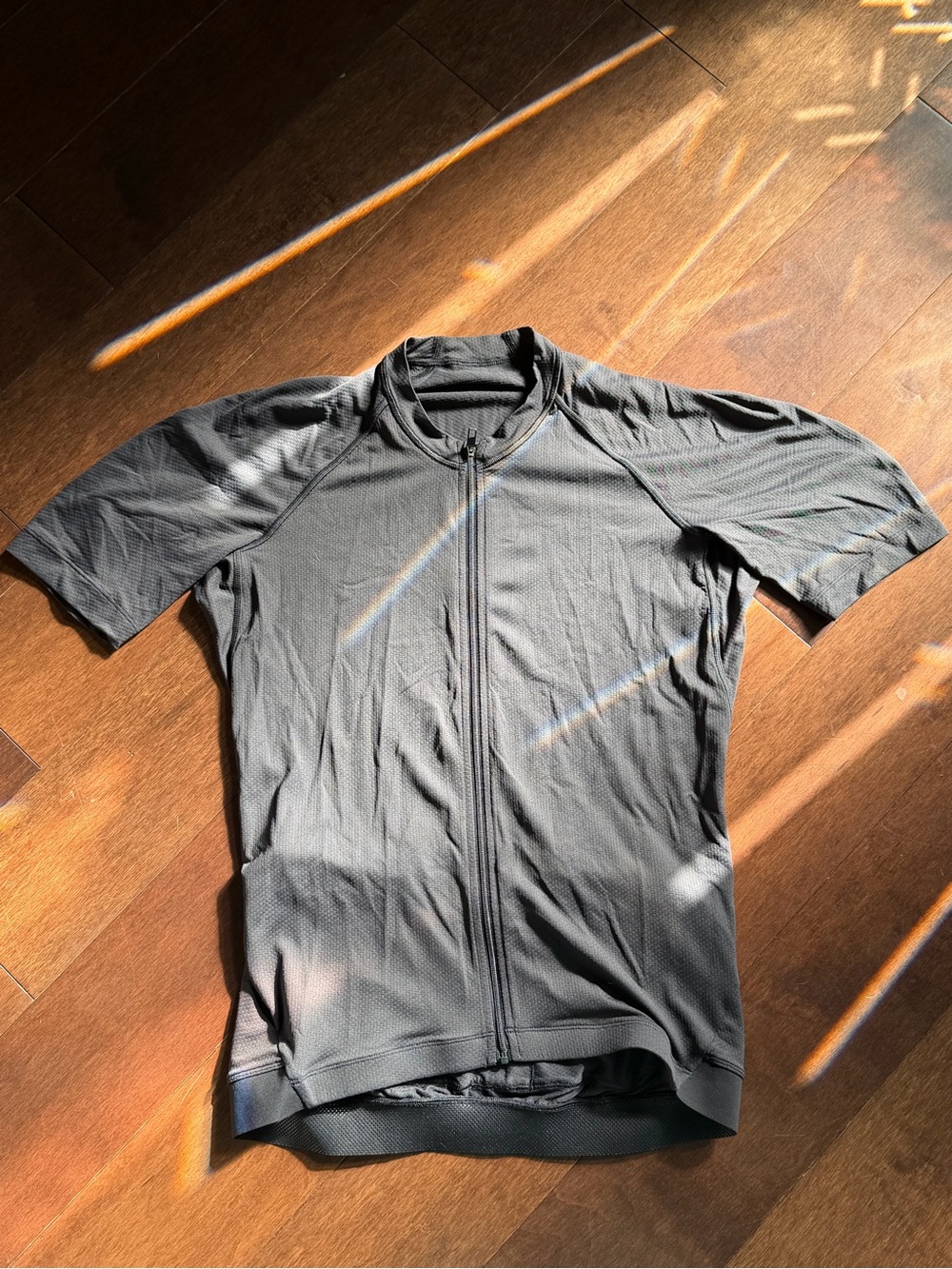 lululemon athletica Black Men’s Short Sleeve Cycling Jersey